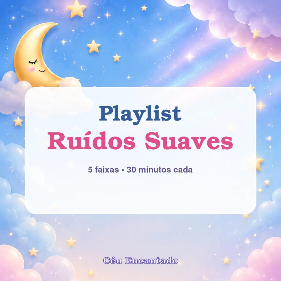 Capa da Playlist Ruídos Suaves
